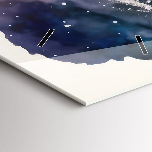 Modern vertical wall clock Meditation lifestyle