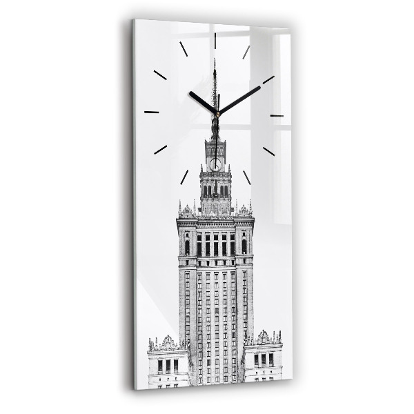 Modern vertical wall clock Palace of Culture and Science