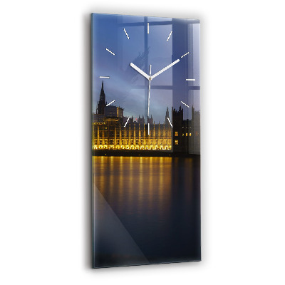 Modern vertical wall clock Winchester Palace London
