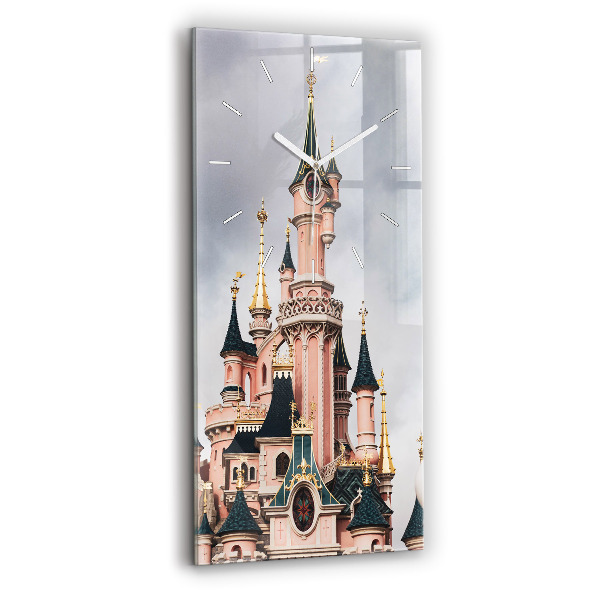 Modern vertical wall clock Disneyland Paris Castle