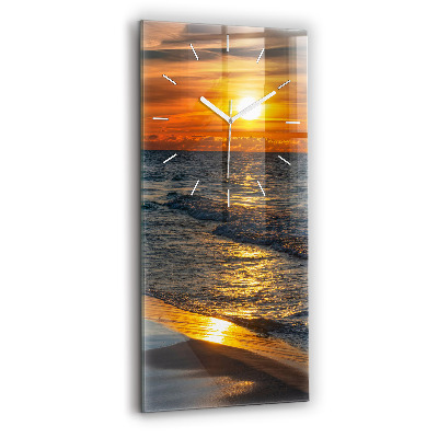 Modern vertical wall clock Władysławowo Baltic Sea