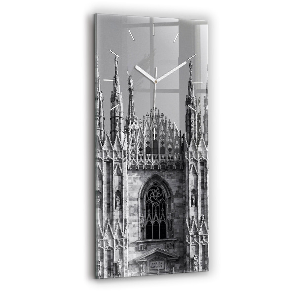 Modern vertical wall clock Milan Cathedral