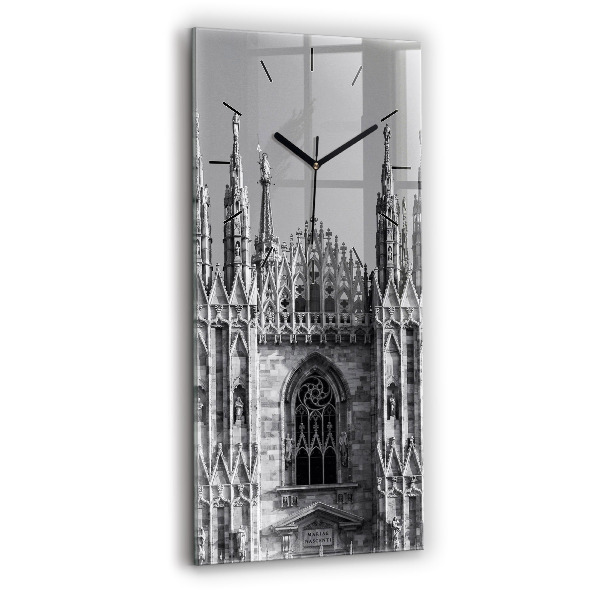 Modern vertical wall clock Milan Cathedral