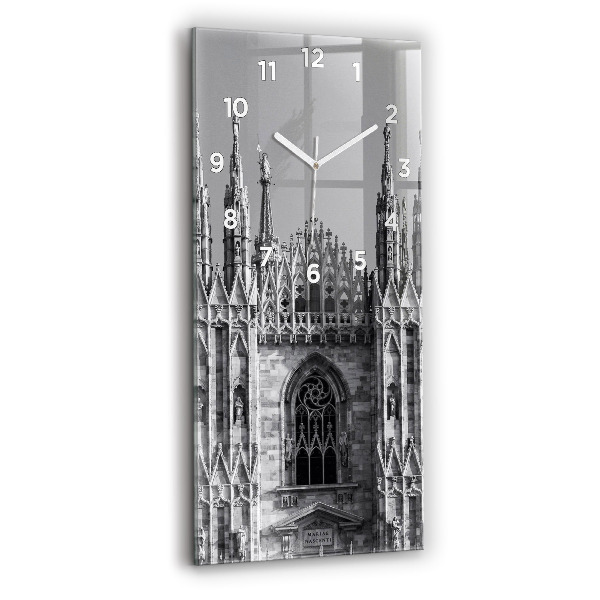 Modern vertical wall clock Milan Cathedral