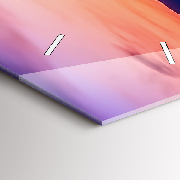 Modern vertical wall clock The inscription Memories