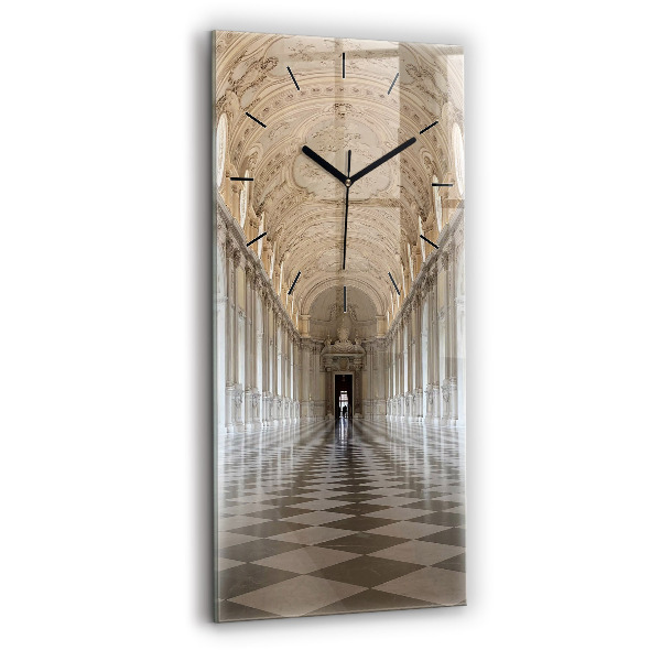 Modern vertical wall clock La Veneria Reale Museum