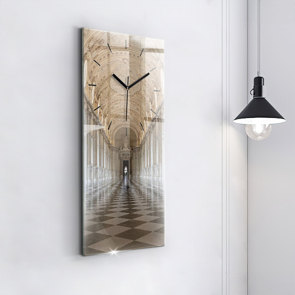 Modern vertical wall clock La Veneria Reale Museum