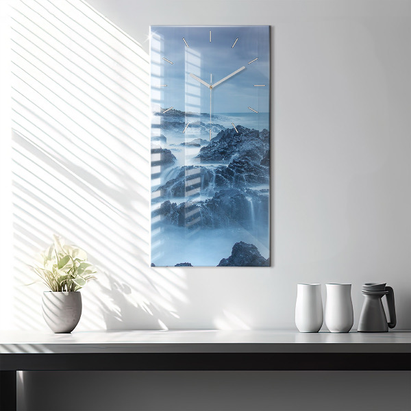 Modern vertical wall clock Lighthouse