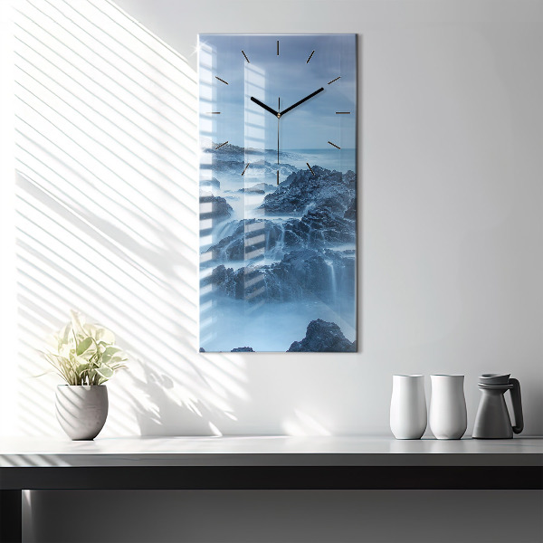 Modern vertical wall clock Lighthouse
