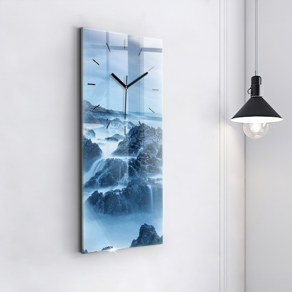 Modern vertical wall clock Lighthouse