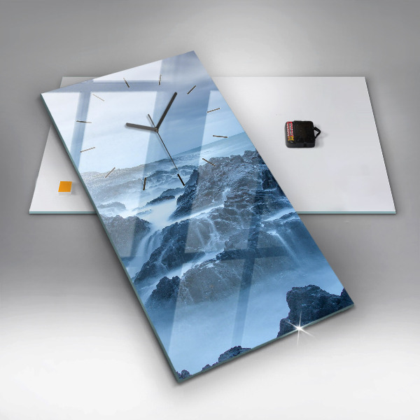 Modern vertical wall clock Lighthouse