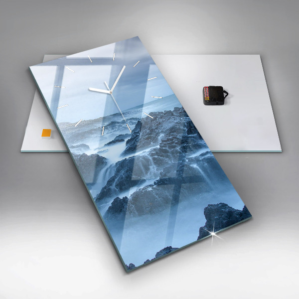 Modern vertical wall clock Lighthouse