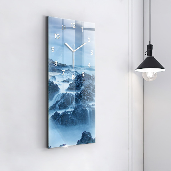 Modern vertical wall clock Lighthouse