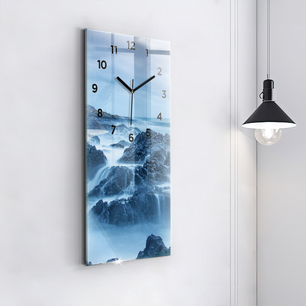 Modern vertical wall clock Lighthouse