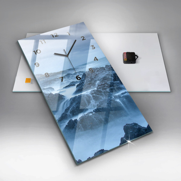 Modern vertical wall clock Lighthouse