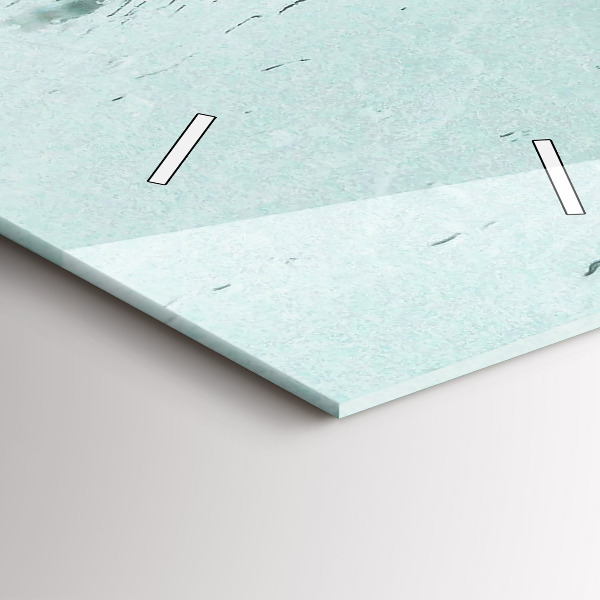 Modern vertical wall clock Rainy London