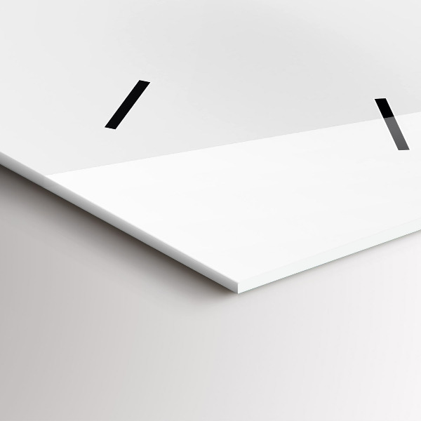 Modern vertical wall clock City panorama