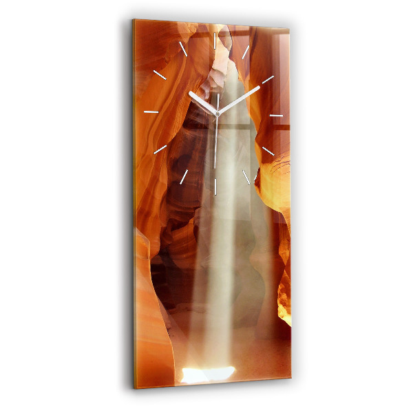 Modern vertical wall clock Desert Canyon