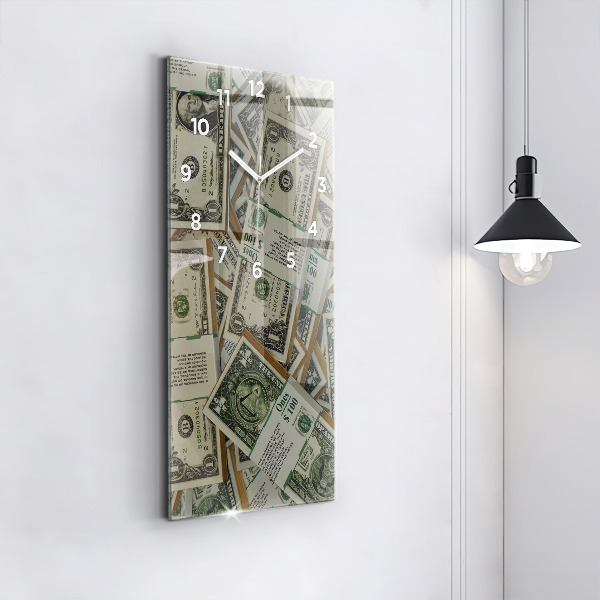 Modern vertical wall clock 1 US dollar