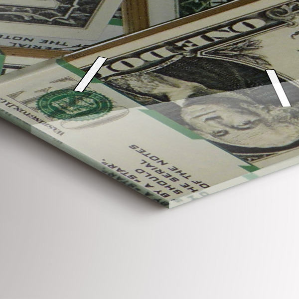 Modern vertical wall clock 1 US dollar