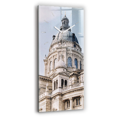 Modern vertical wall clock St. Stephen's Basilica
