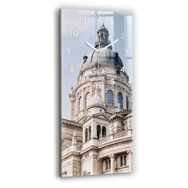 Modern vertical wall clock St. Stephen's Basilica