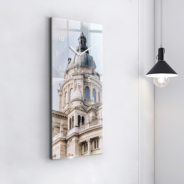 Modern vertical wall clock St. Stephen's Basilica