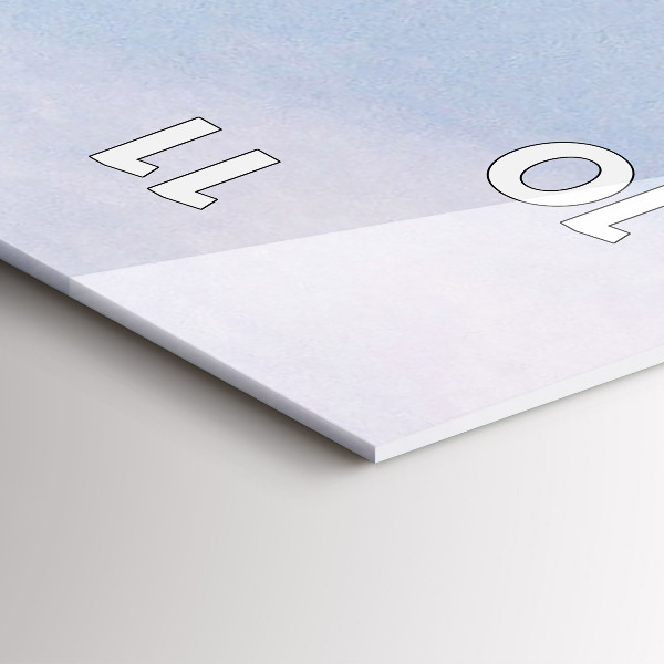 Modern vertical wall clock St. Stephen's Basilica