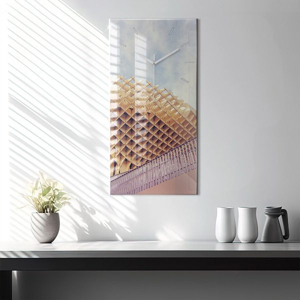 Modern vertical wall clock Viewpoint in Seville