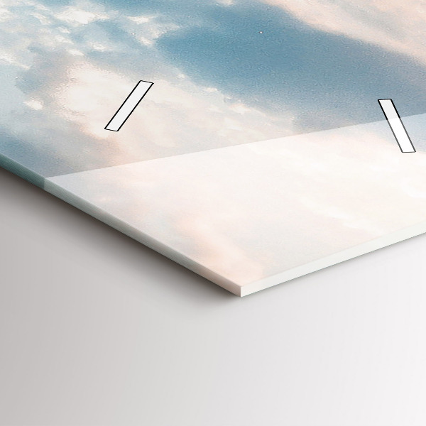 Modern vertical wall clock Island in Croatia