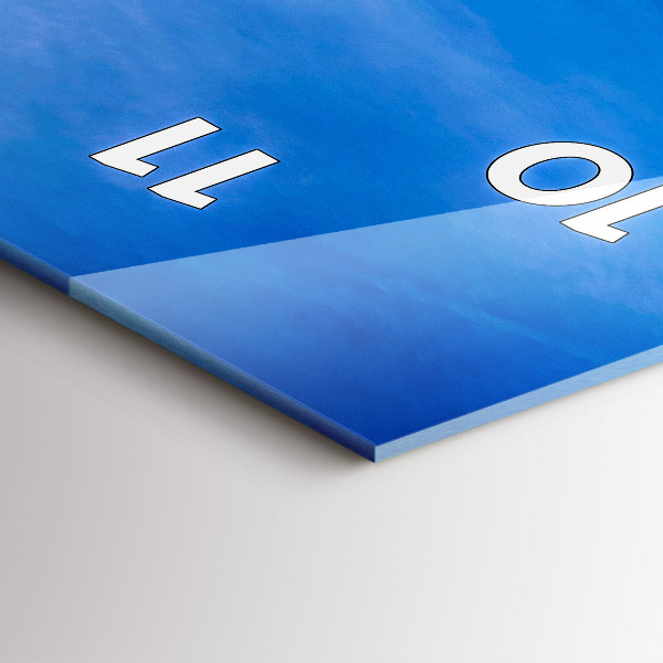 Modern vertical wall clock Phuket in Thailand