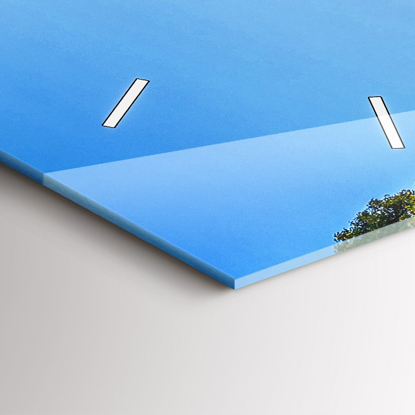 Modern vertical wall clock Surat Thani Park Thailand