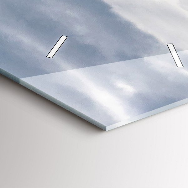 Modern vertical wall clock Neuschwanstein Castle