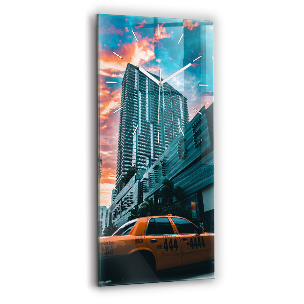 Modern vertical wall clock Miami, Florida
