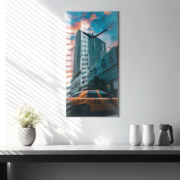 Modern vertical wall clock Miami, Florida