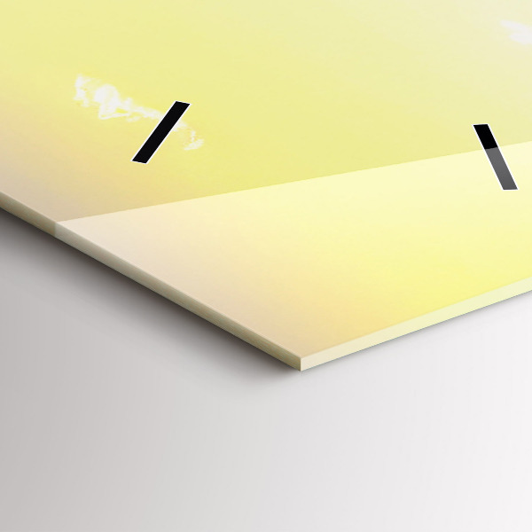 Modern vertical wall clock Arizona Desert
