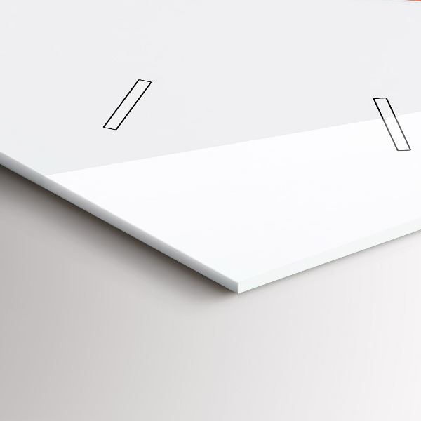 Modern vertical wall clock Golden Gate Bridge