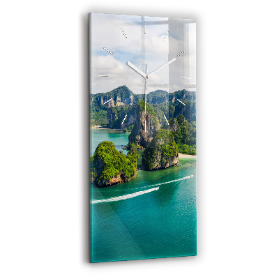 Modern vertical wall clock Island in Thailand