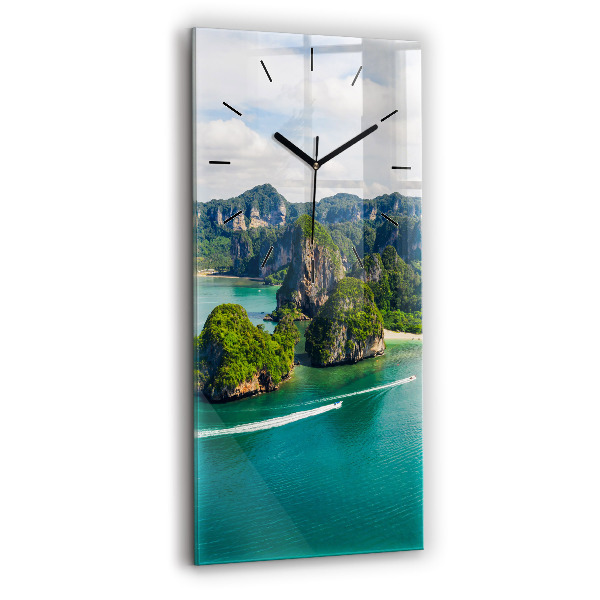 Modern vertical wall clock Island in Thailand