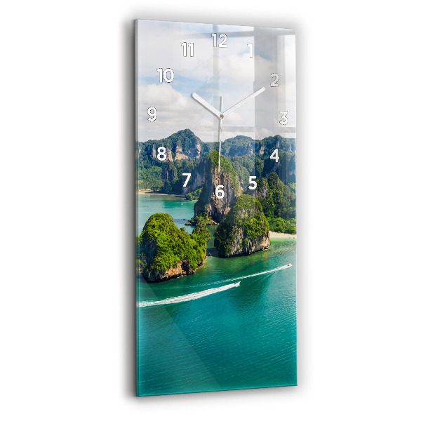 Modern vertical wall clock Island in Thailand