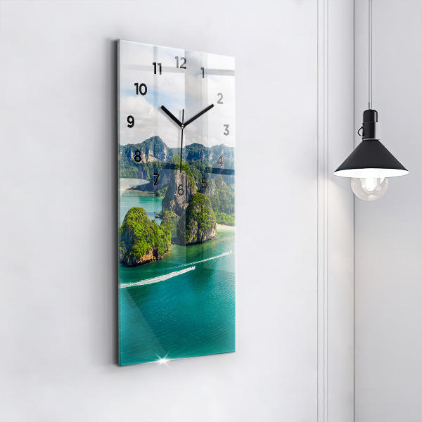 Modern vertical wall clock Island in Thailand