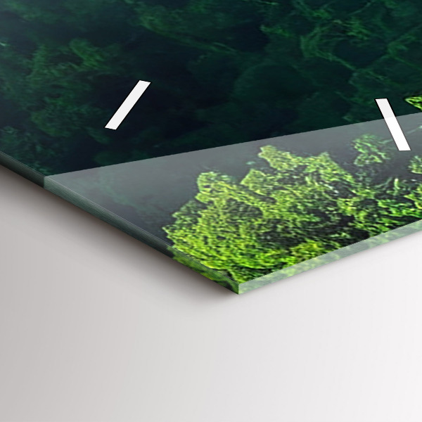 Modern vertical wall clock Thailand's natural landscape