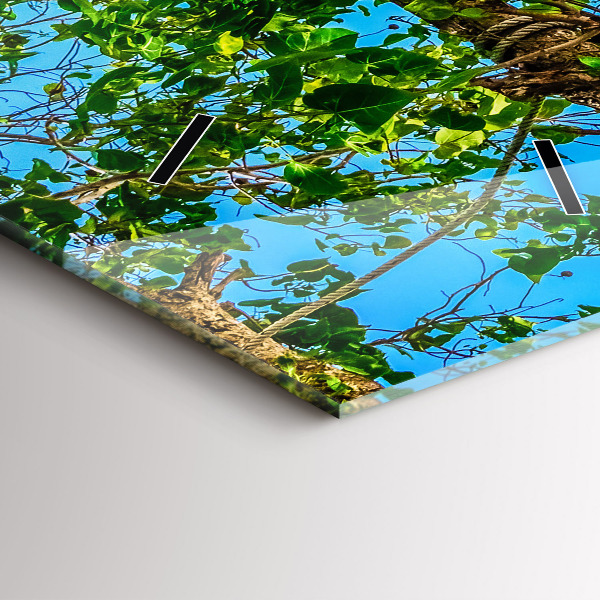 Modern vertical wall clock Sunny island Thailand