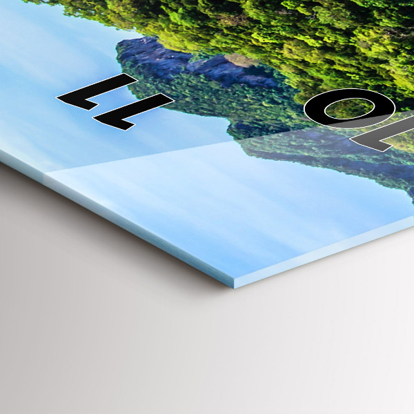 Modern vertical wall clock National Park Thailand
