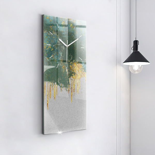 Modern vertical wall clock Decorative pattern