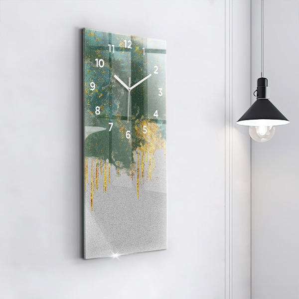 Modern vertical wall clock Decorative pattern