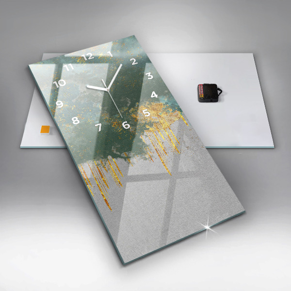 Modern vertical wall clock Decorative pattern