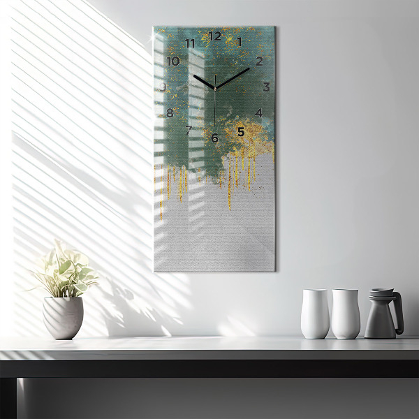 Modern vertical wall clock Decorative pattern