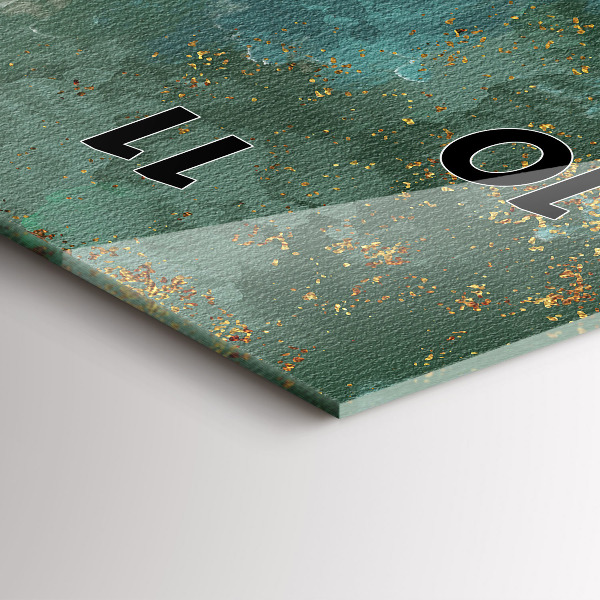 Modern vertical wall clock Decorative pattern