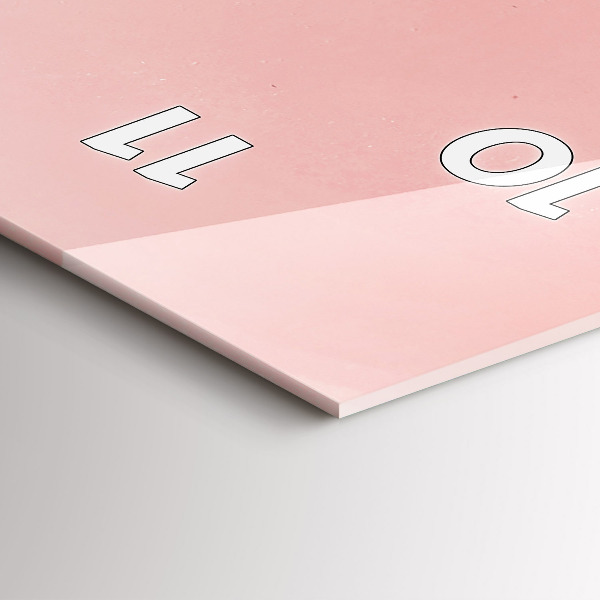 Modern vertical wall clock Beach sea sand